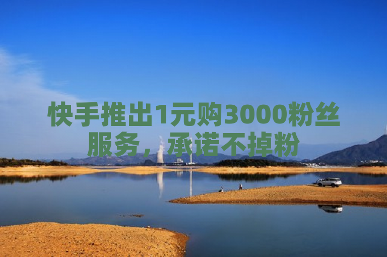 快手推出1元购3000粉丝服务，承诺不掉粉