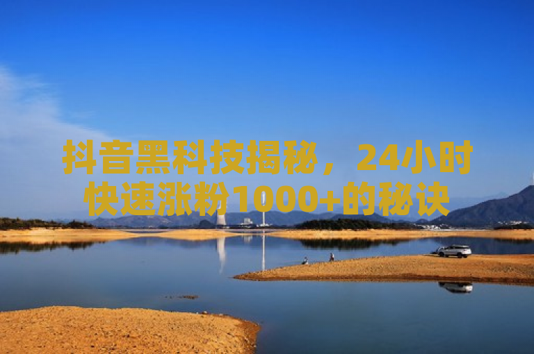 抖音黑科技揭秘，24小时快速涨粉1000+的秘诀