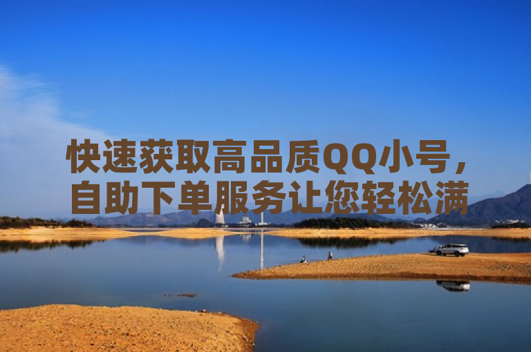 快速获取高品质QQ小号，自助下单服务让您轻松满足需求