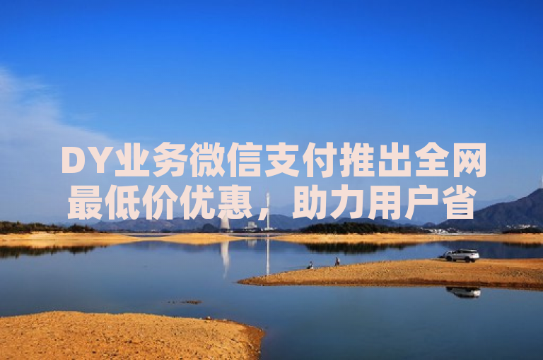 DY业务微信支付推出全网最低价优惠,助力用户省钱又高效