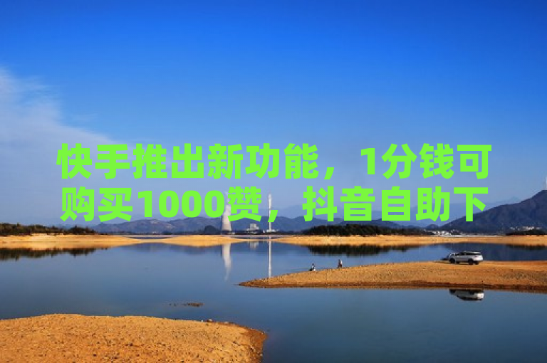 快手推出新功能，1分钱可购买1000赞，抖音自助下单10个赞服务上线