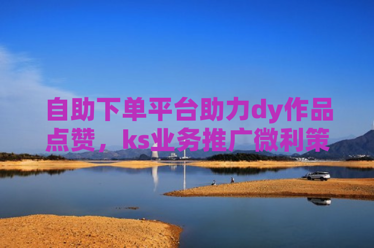 自助下单平台助力dy作品点赞，ks业务推广微利策略引发热潮！