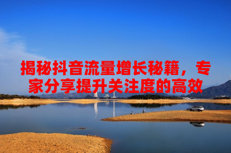揭秘抖音流量增长秘籍，专家分享提升关注度的高效策略与实用技巧