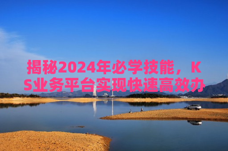 揭秘2024年必学技能，KS业务平台实现快速高效办理，让您轻松搞定一切！