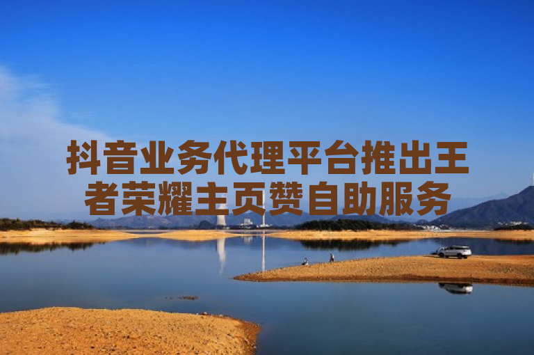 抖音业务代理平台推出王者荣耀主页赞自助服务