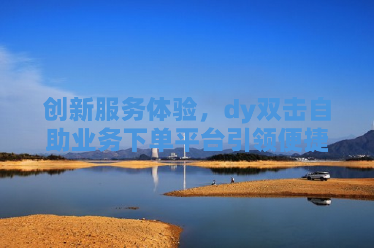 创新服务体验，dy双击自助业务下单平台引领便捷操作新潮流