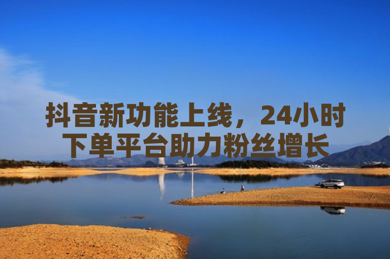 抖音新功能上线，24小时下单平台助力粉丝增长