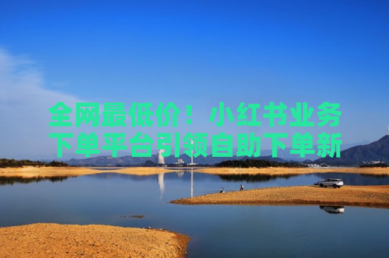 全网最低价！小红书业务下单平台引领自助下单新趋势