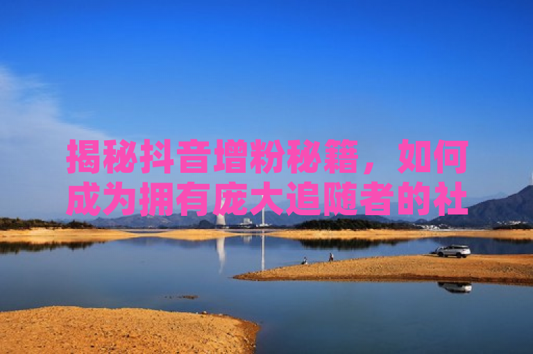 揭秘抖音增粉秘籍，如何成为拥有庞大追随者的社交媒体红人？