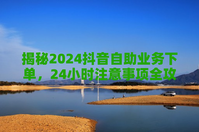 揭秘2024抖音自助业务下单,24小时注意事项全攻略!