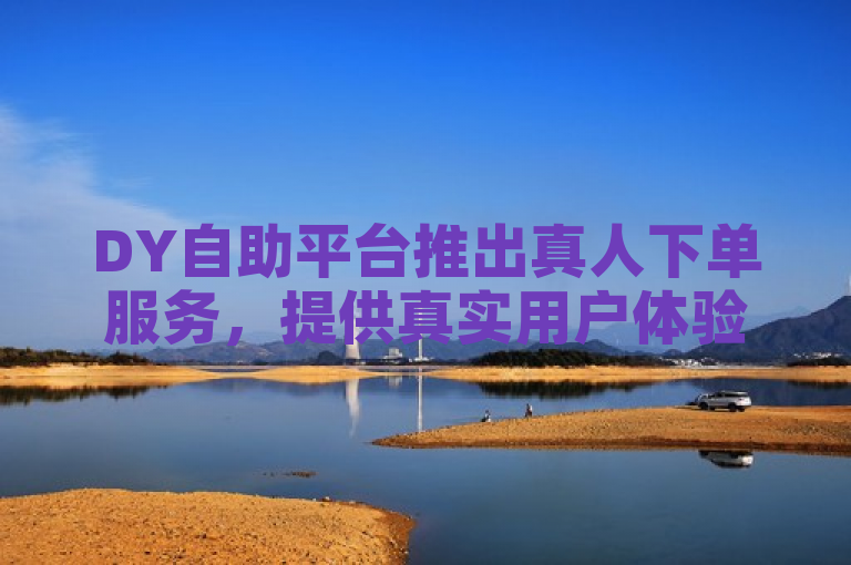 DY自助平台推出真人下单服务，提供真实用户体验