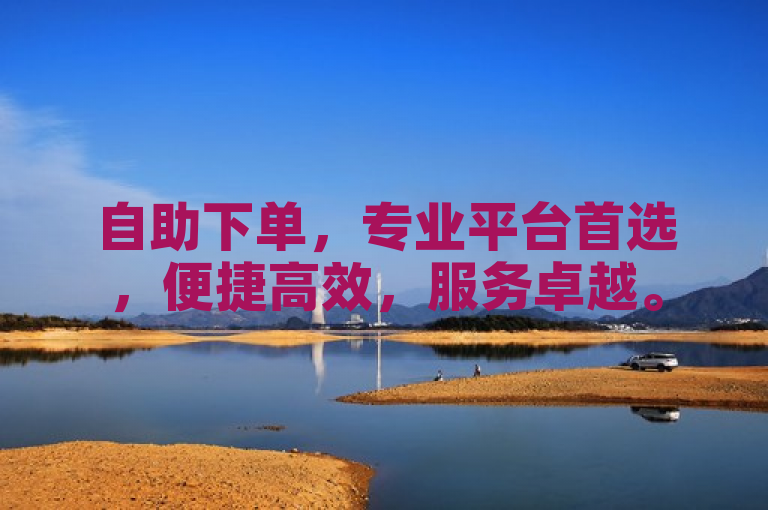 自助下单，专业平台首选，便捷高效，服务卓越。