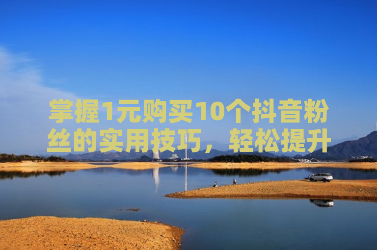 掌握1元购买10个抖音粉丝的实用技巧，轻松提升账号人气。