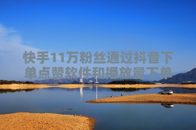 快手11万粉丝通过抖音下单点赞软件和播放量下单，可赚取可观收益。