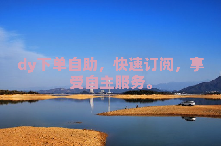 dy下单自助，快速订阅，享受自主服务。