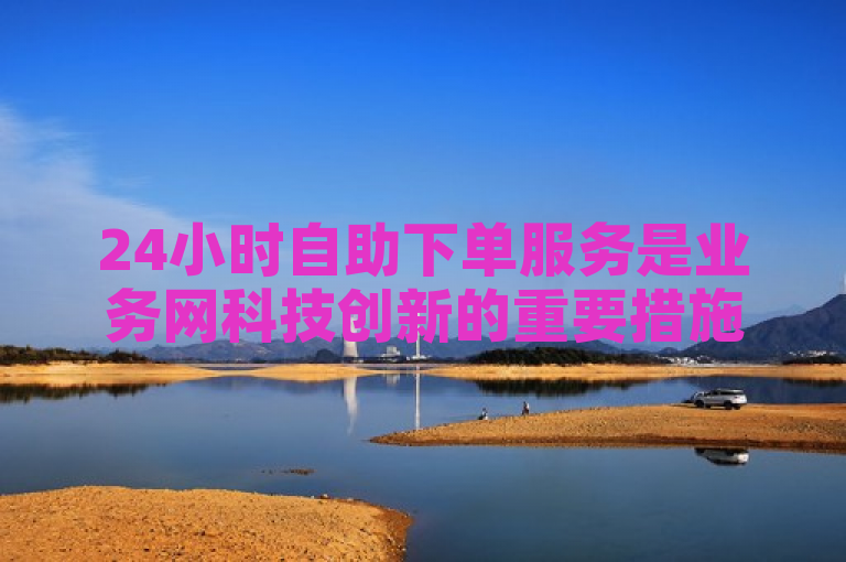24小时自助下单服务是业务网科技创新的重要措施，新人必备！