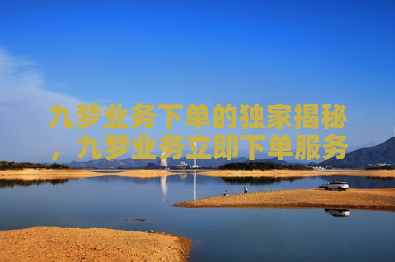 九梦业务下单的独家揭秘，九梦业务立即下单服务！2025必学。