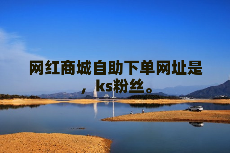 网红商城自助下单网址是，ks粉丝。