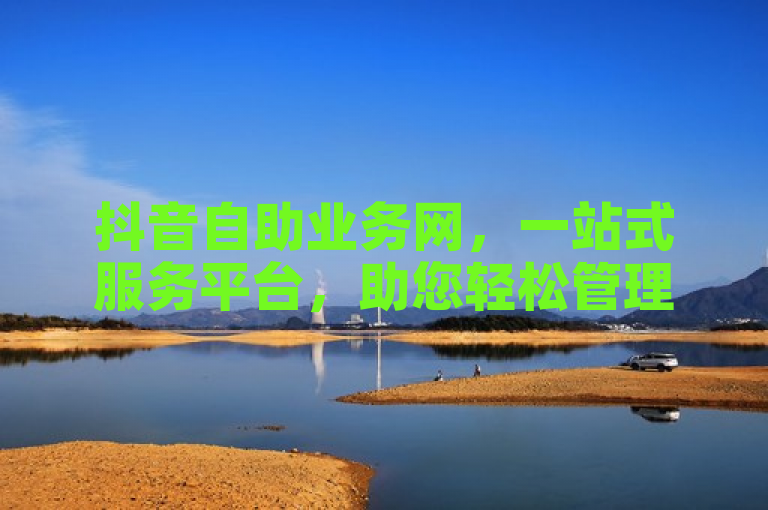 抖音自助业务网，一站式服务平台，助您轻松管理抖音业务。