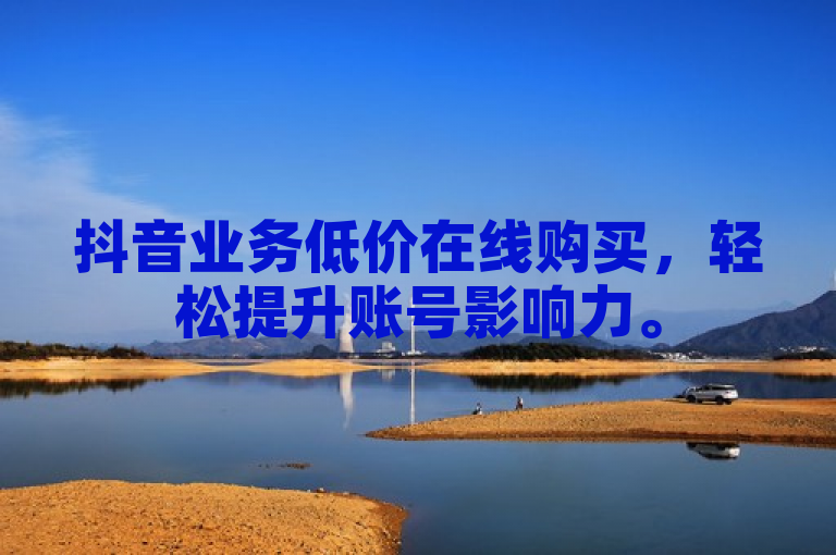 抖音业务低价在线购买，轻松提升账号影响力。