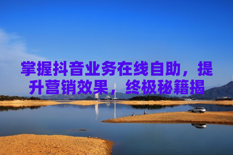 掌握抖音业务在线自助，提升营销效果，终极秘籍揭秘。