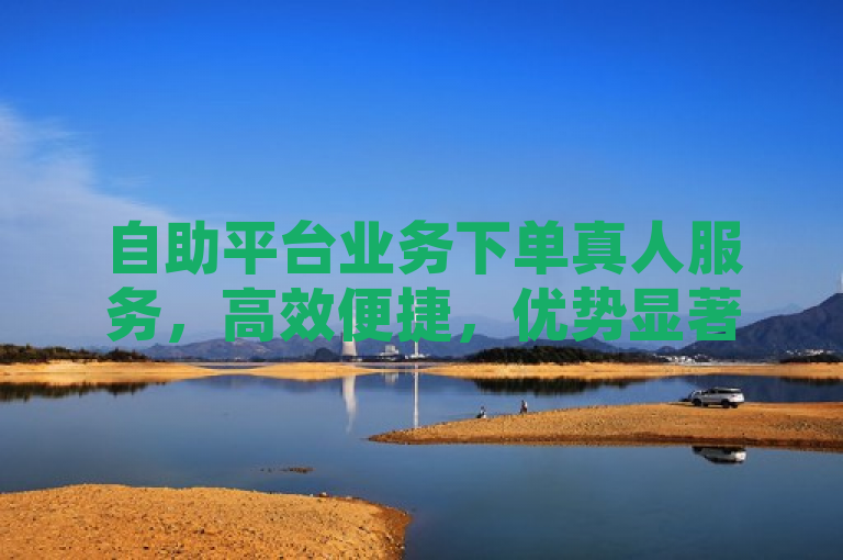 自助平台业务下单真人服务，高效便捷，优势显著。