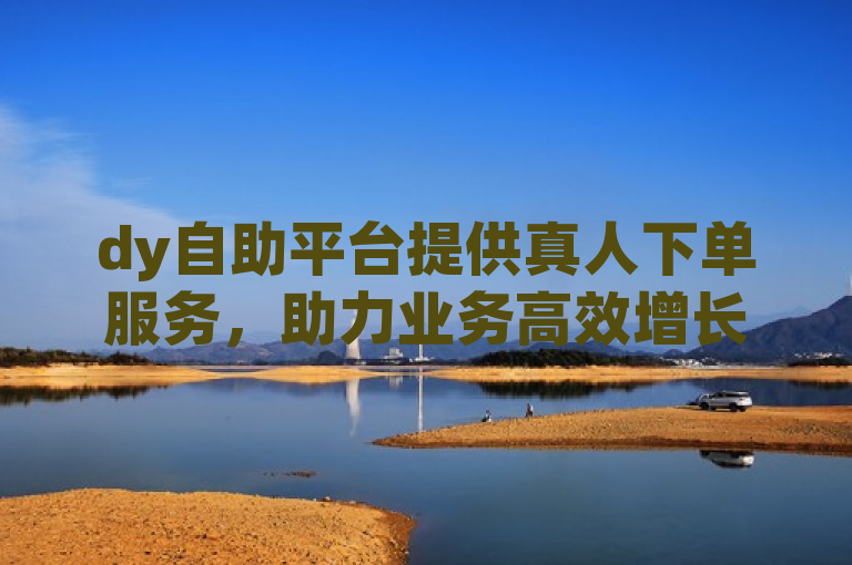 dy自助平台提供真人下单服务，助力业务高效增长。