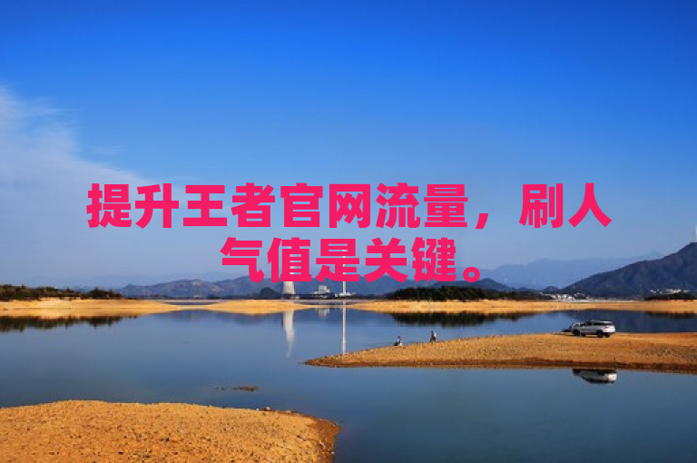 提升王者官网流量，刷人气值是关键。