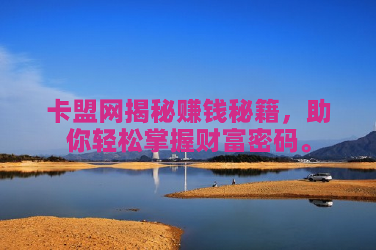 卡盟网揭秘赚钱秘籍，助你轻松掌握财富密码。