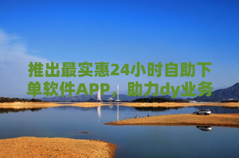 推出最实惠24小时自助下单软件APP，助力dy业务高效运营。