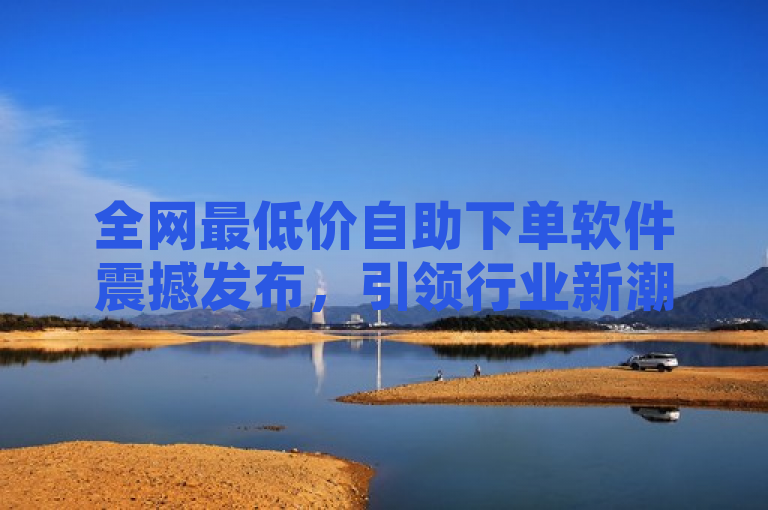 全网最低价自助下单软件震撼发布，引领行业新潮流。