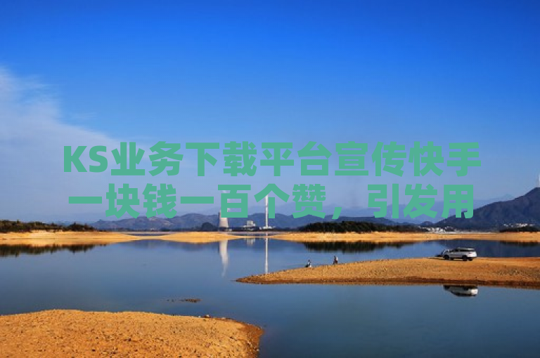 KS业务下载平台宣传快手一块钱一百个赞，引发用户质疑真实性。