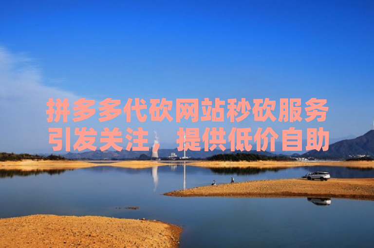 拼多多代砍网站秒砍服务引发关注，提供低价自助下单转发业务。