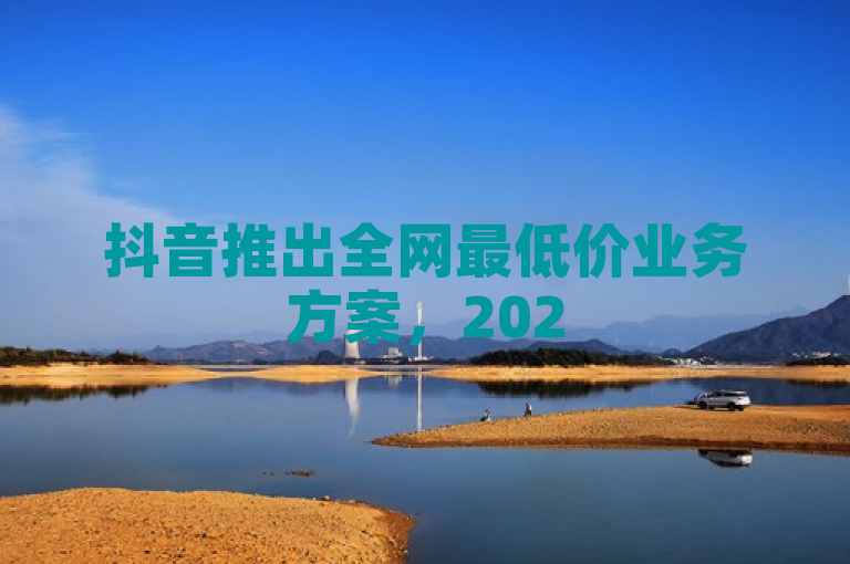 抖音推出全网最低价业务方案，2025年必学营销策略。