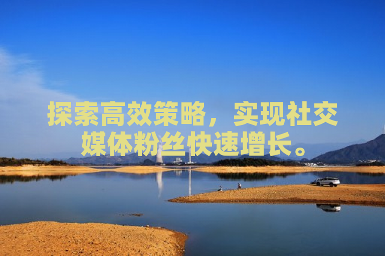 探索高效策略，实现社交媒体粉丝快速增长。