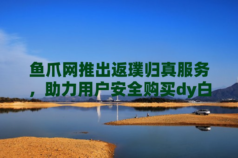 鱼爪网推出返璞归真服务，助力用户安全购买dy白号。