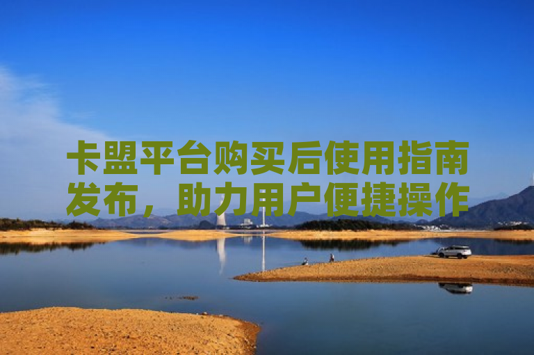 卡盟平台购买后使用指南发布，助力用户便捷操作。