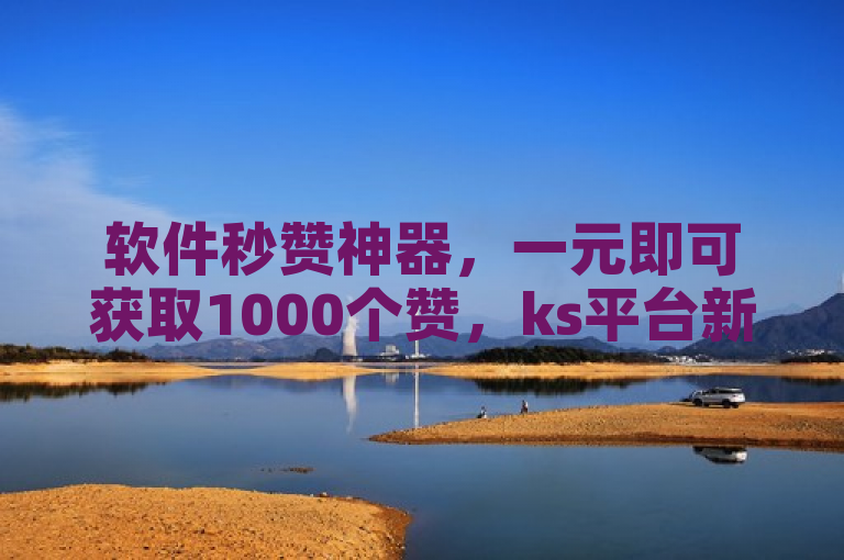 软件秒赞神器，一元即可获取1000个赞，ks平台新推出。