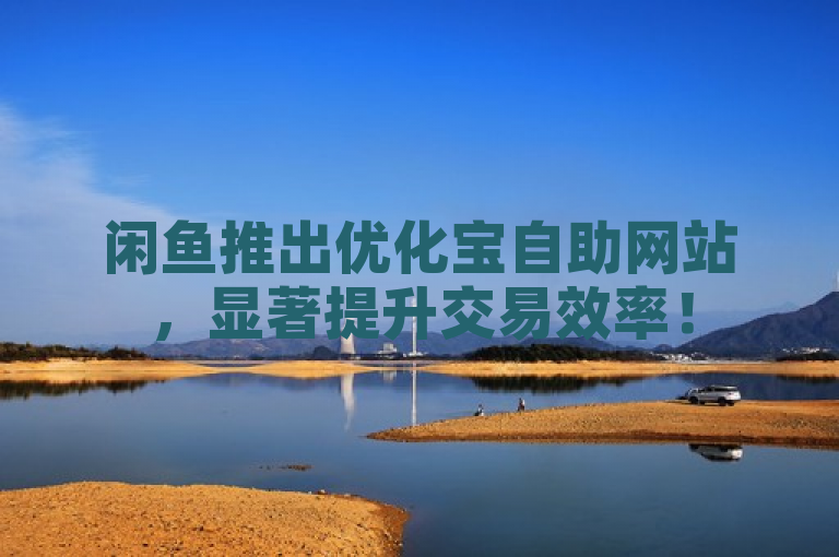 闲鱼推出优化宝自助网站，显著提升交易效率！