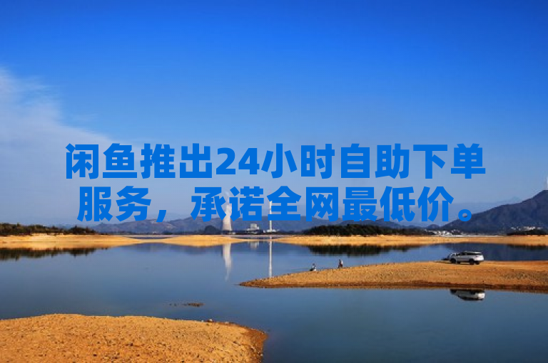 闲鱼推出24小时自助下单服务,承诺全网最低价。