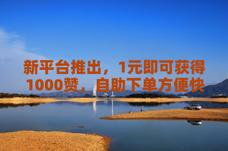 新平台推出，1元即可获得1000赞，自助下单方便快捷。