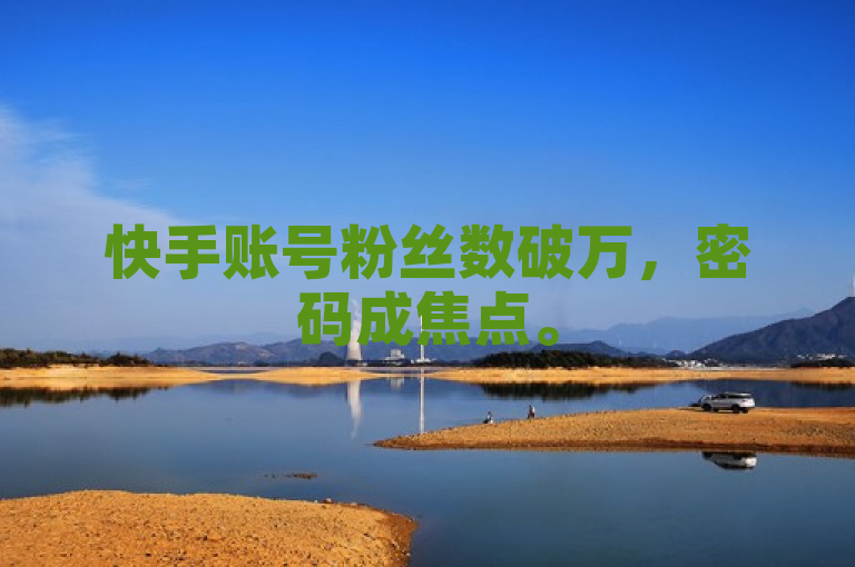 快手账号粉丝数破万，密码成焦点。