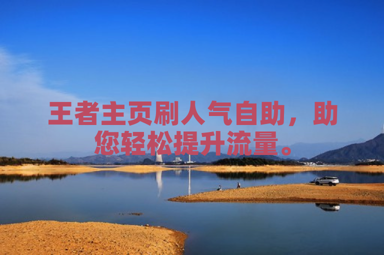 王者主页刷人气自助，助您轻松提升流量。