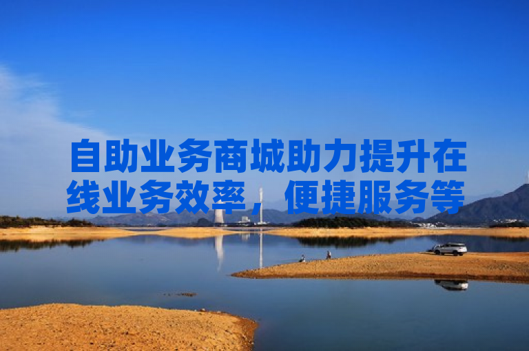自助业务商城助力提升在线业务效率，便捷服务等你来。