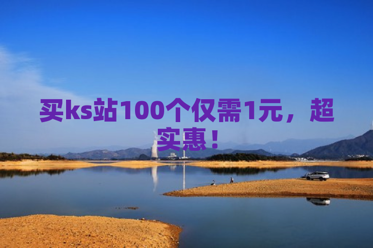 买ks站100个仅需1元，超实惠！