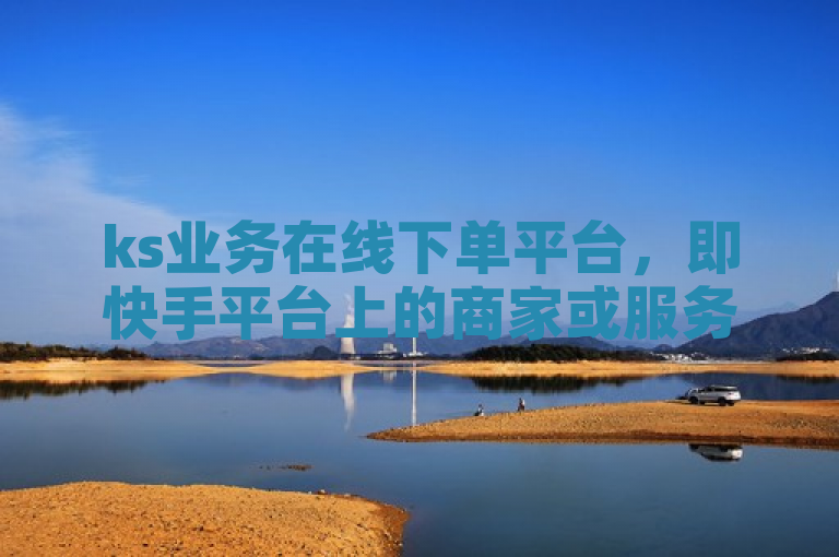 ks业务在线下单平台，即快手平台上的商家或服务提供者提供的在线下单服务。