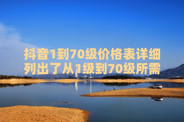 抖音1到70级价格表详细列出了从1级到70级所需的费用，其中1级只需0.5元，而70级则高达980元。