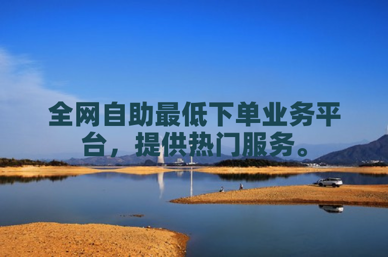 全网自助最低下单业务平台，提供热门服务。