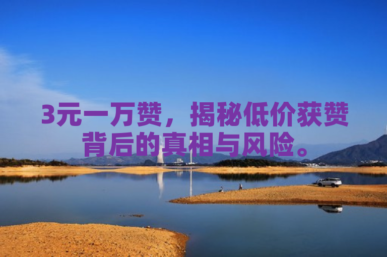 3元一万赞，揭秘低价获赞背后的真相与风险。