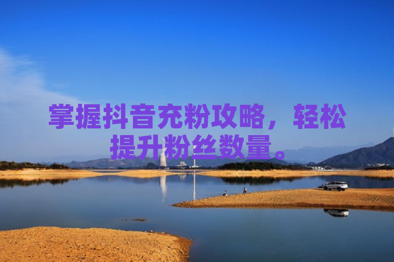 掌握抖音充粉攻略，轻松提升粉丝数量。